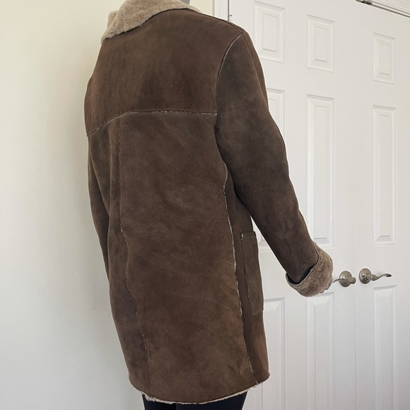 Owen Barry Genuine Shearling Coat Size Small - Picture 5 of 9